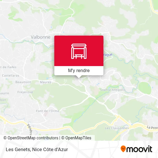 Les Genets plan