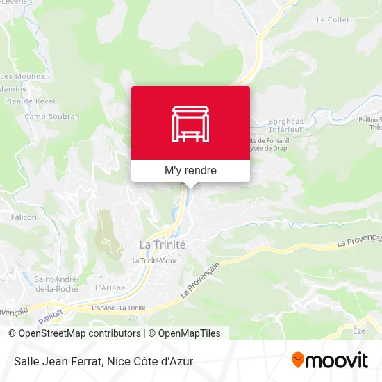Salle Jean Ferrat plan