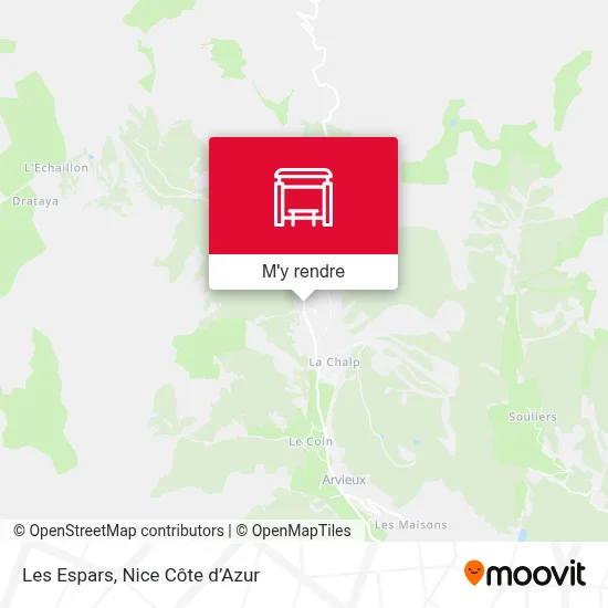 Les Espars plan