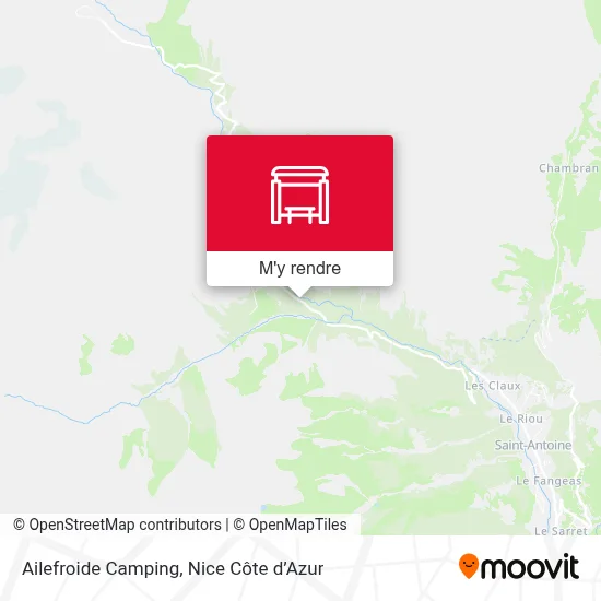 Ailefroide Camping plan