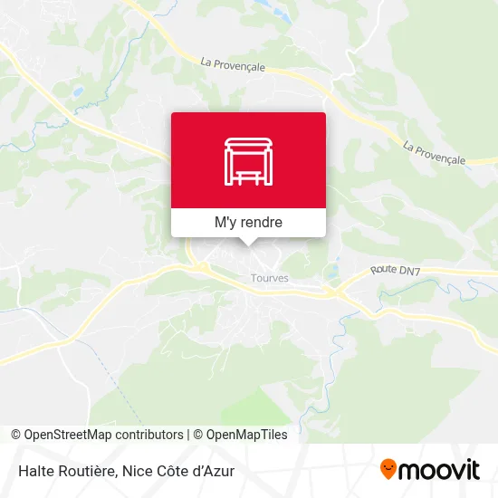 Halte Routière plan
