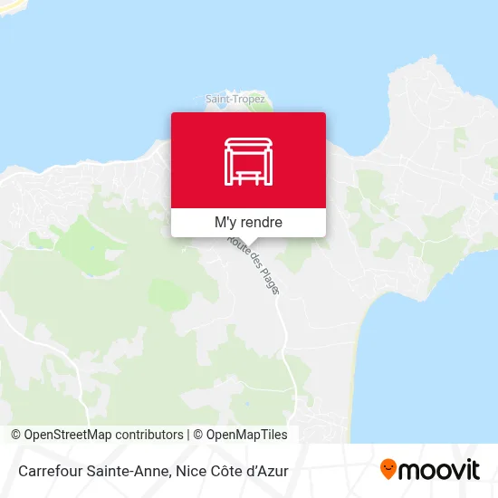 Carrefour Sainte-Anne plan
