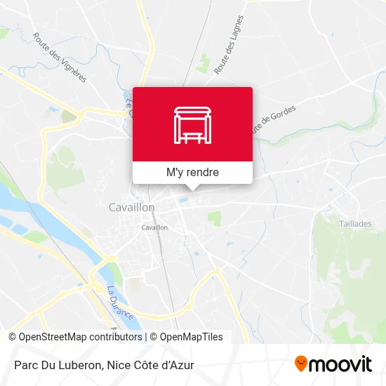 Parc Du Luberon plan