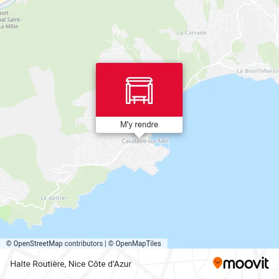 Halte Routière plan