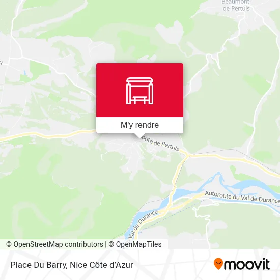 Place Du Barry plan