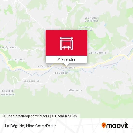 La Bégude plan