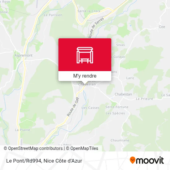 Le Pont/Rd994 plan
