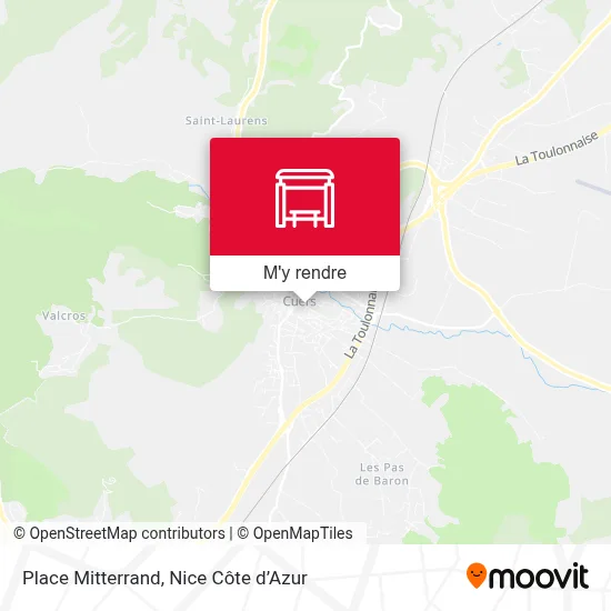 Place Mitterrand plan