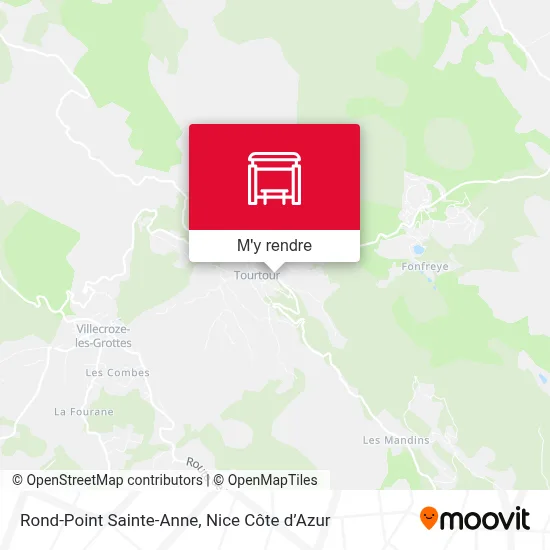 Rond-Point Sainte-Anne plan