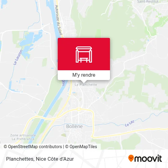Planchettes plan