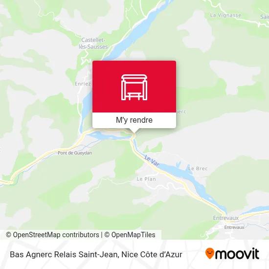 Bas Agnerc Relais Saint-Jean plan