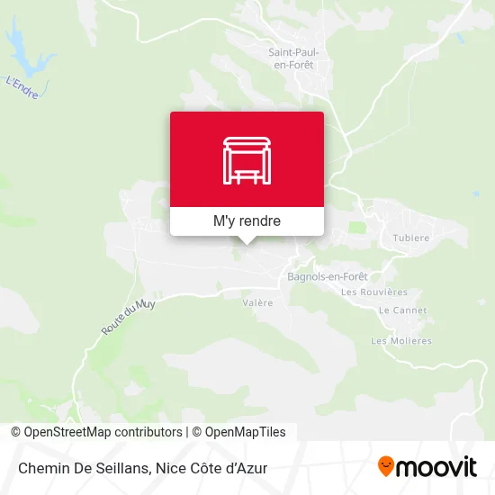 Chemin De Seillans plan