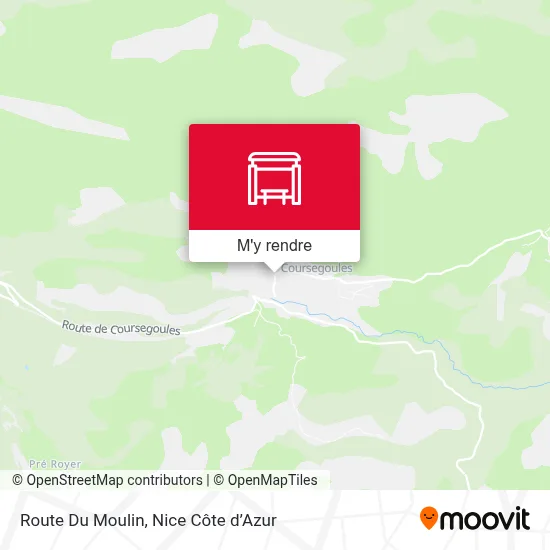 Route Du Moulin plan