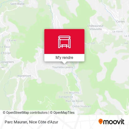 Parc Mauran plan