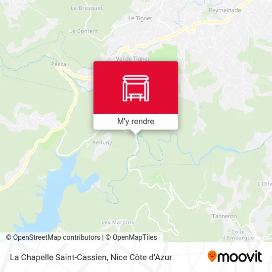 La Chapelle Saint-Cassien plan