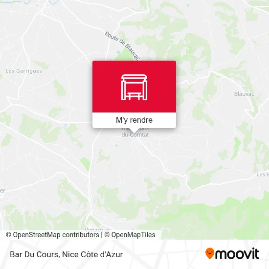 Bar Du Cours plan