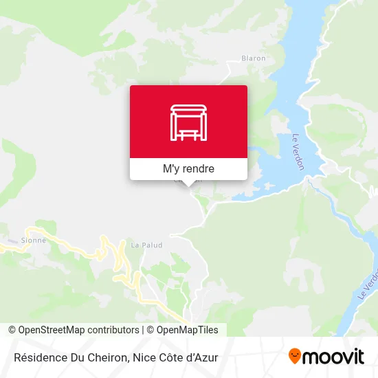 Résidence Du Cheiron plan