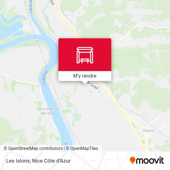 Les Islons plan