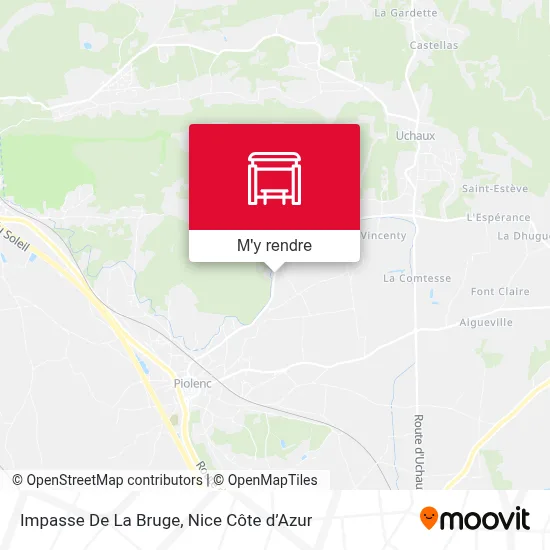 Impasse De La Bruge plan