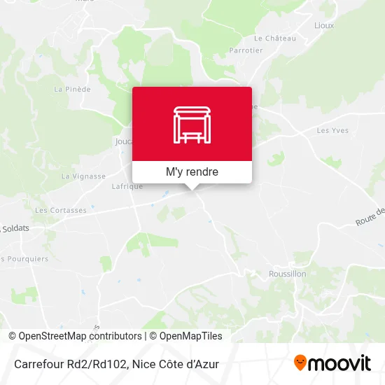 Carrefour Rd2/Rd102 plan