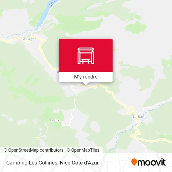 Camping Les Collines plan