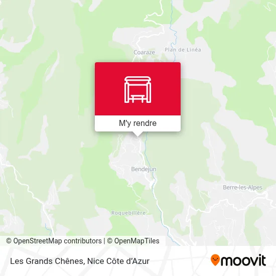 Les Grands Chênes plan