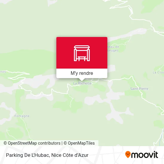 Parking De L'Hubac plan