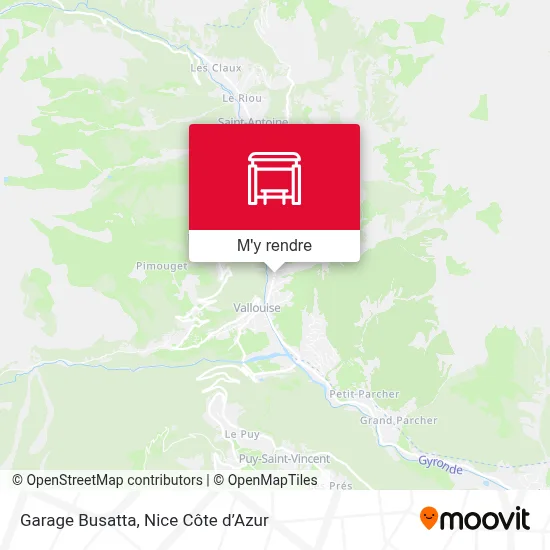 Garage Busatta plan