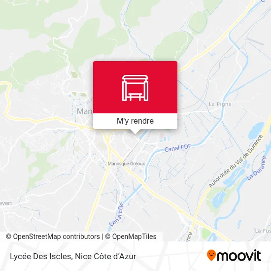 Lycée Des Iscles plan