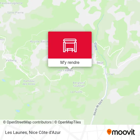 Les Launes plan