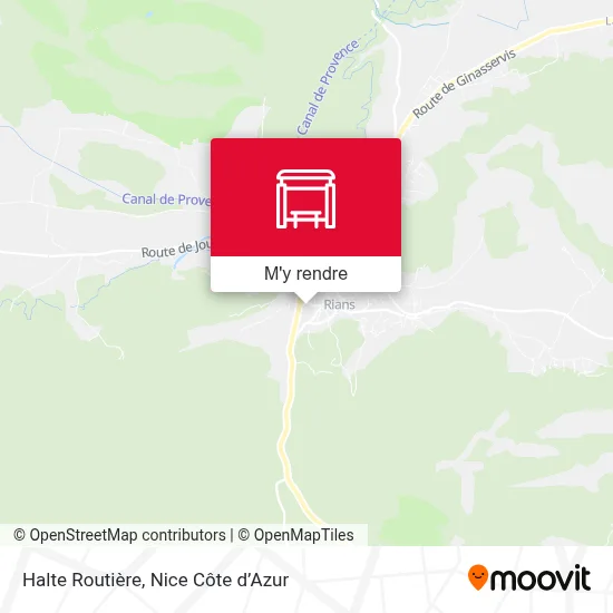 Halte Routière plan