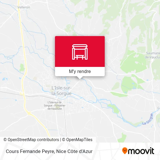 Cours Fernande Peyre plan
