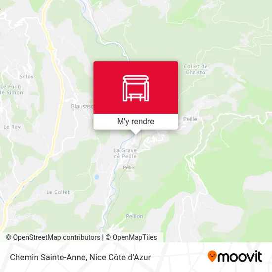 Chemin Sainte-Anne plan