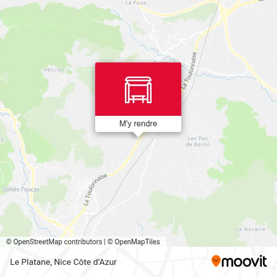 Le Platane plan