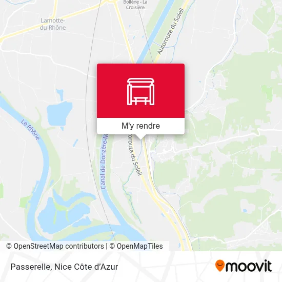 Passerelle plan