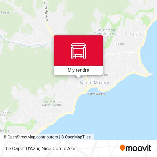 Le Capet D'Azur plan