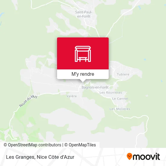Les Granges plan