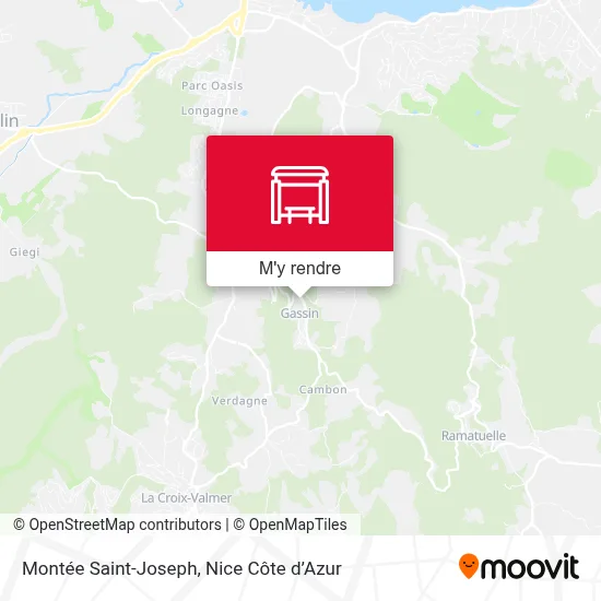 Montée Saint-Joseph plan