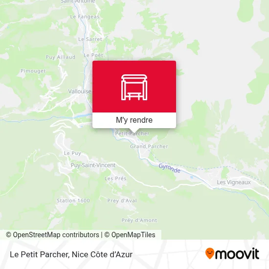Le Petit Parcher plan