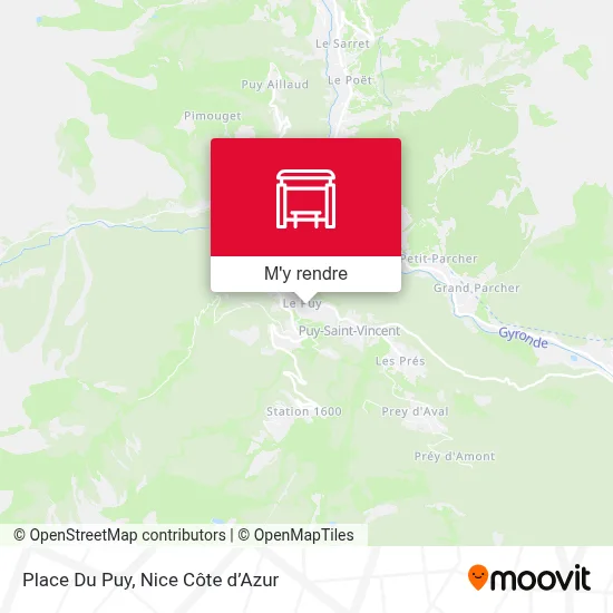Place Du Puy plan