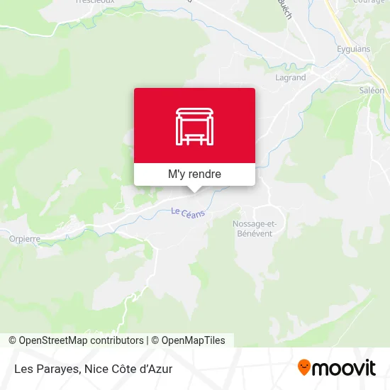 Les Parayes plan