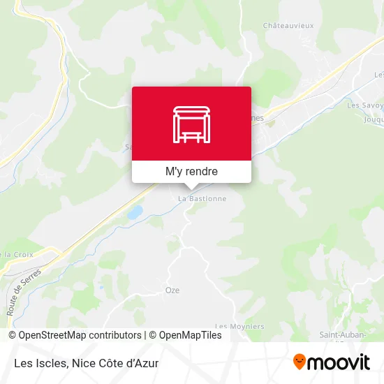Les Iscles plan