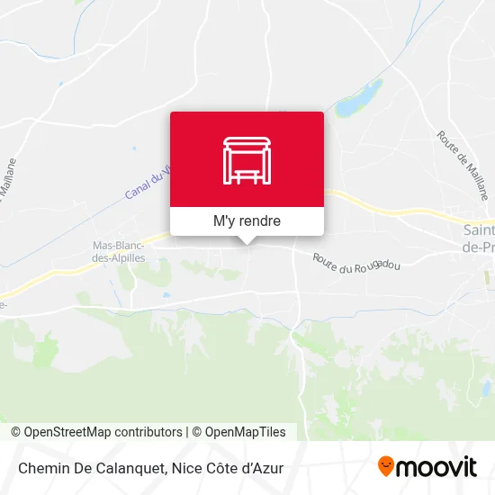 Chemin De Calanquet plan