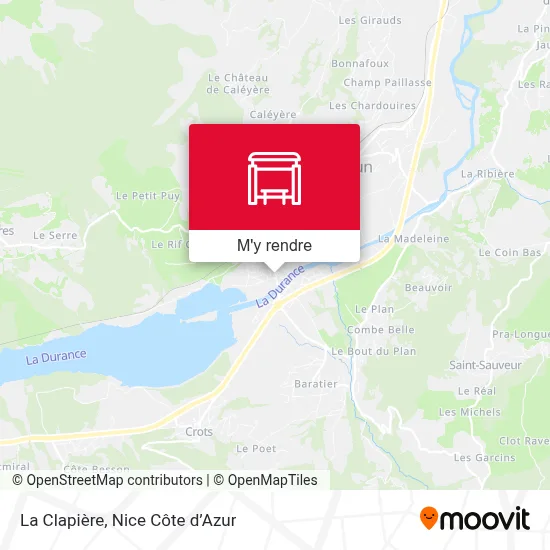 La Clapière plan