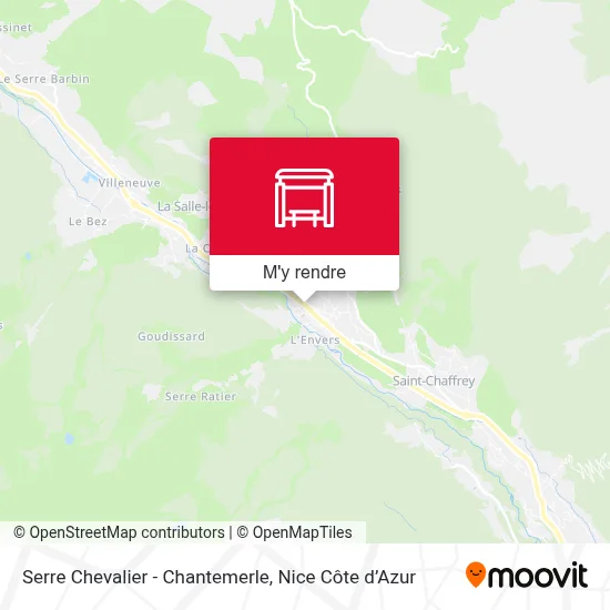 Serre Chevalier - Chantemerle plan