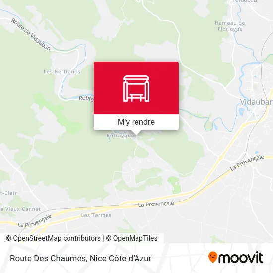 Route Des Chaumes plan