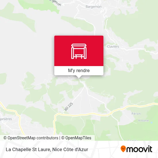 La Chapelle St Laure plan