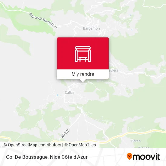 Col De Boussague plan