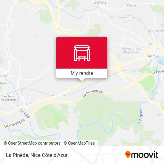 La Pinède plan