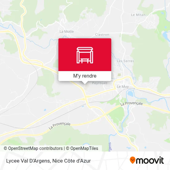 Lycee Val D'Argens plan